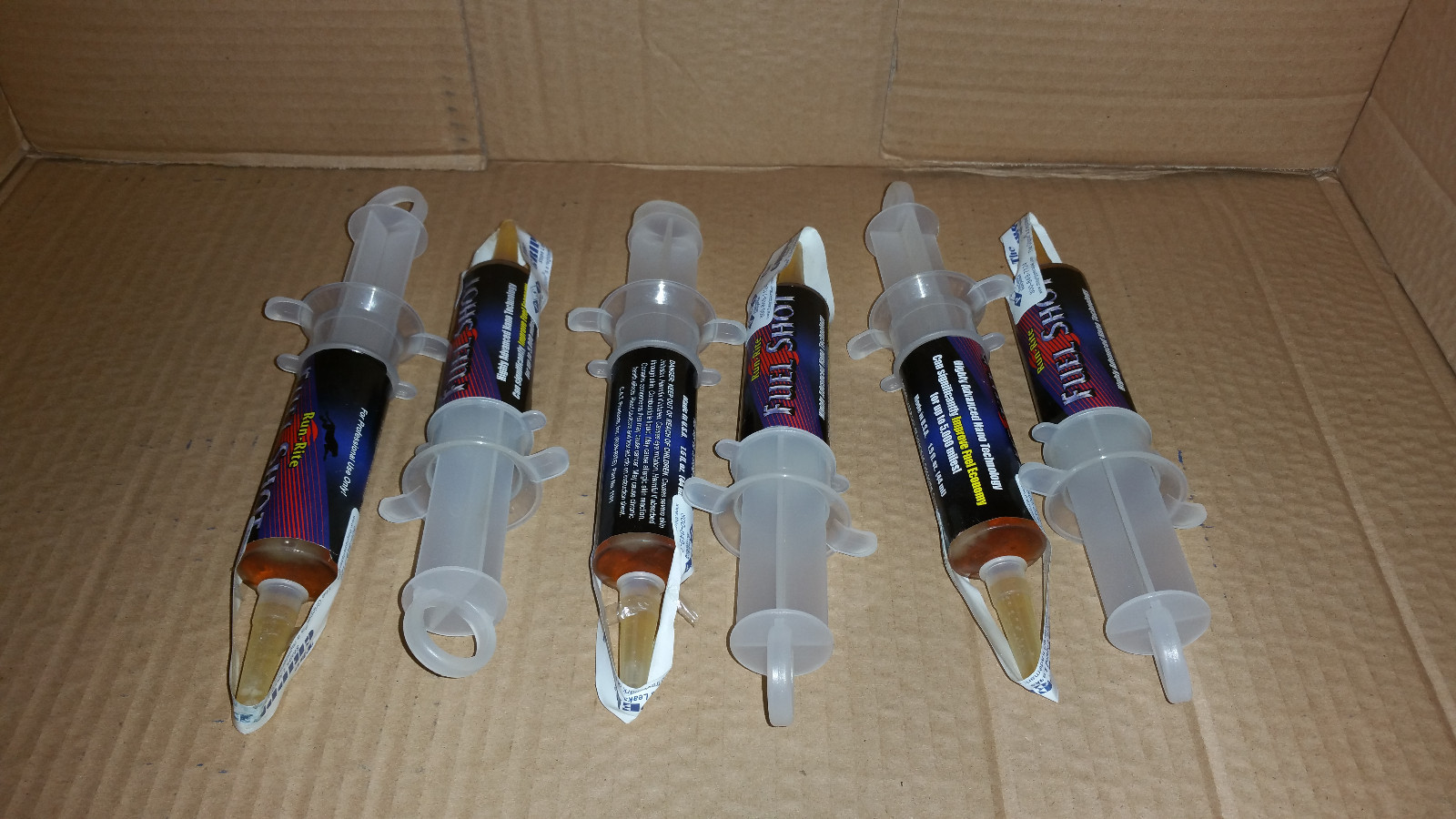 RunRite Fuel Shot (6pcs) Syringe Applicator Advanced NanoTech Improve