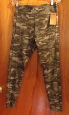 NWT Victoria Secret Pink Active Camo Green Compression V Legging High Waist Lg