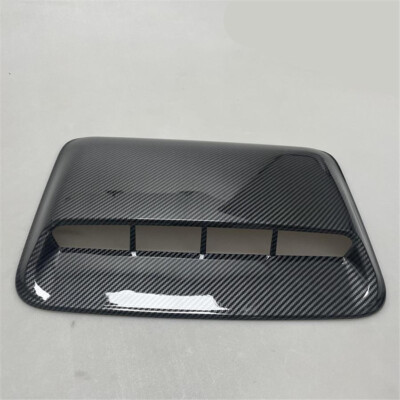2pcs Car Decorative Air Flow Intake Scoop Bonnet Side Fender Vent Hood Accessory
