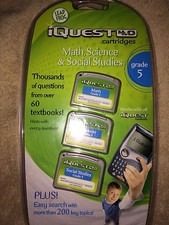 LeapFrog iQuest 4.0 Learning Cartridges: Grade 5 Math Science Social studies