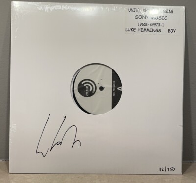 LUKE HEMMINGS - boy Limited Edition Signed Numbered Test Pressing Vinyl In Hand!