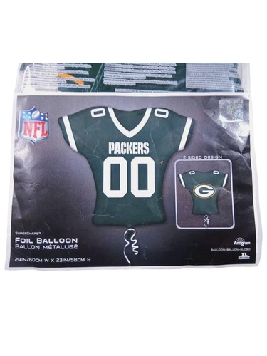 Green Bay Packers Party Foil Balloon Nfl Football Mylar Balloons New - Picture 2 of 3