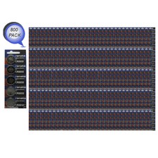 800PCS Renata CR2032 ECR2032 LITHIUM COIN CELL BATTERIES 3V
