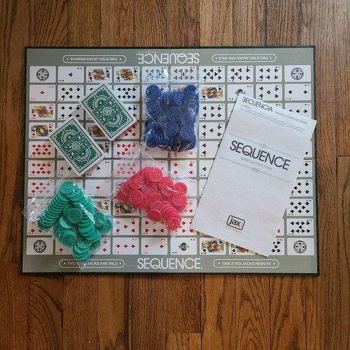 Sequence Board Game Vintage JAX 1999 Complete w/ Sealed Contents - Picture 4 of 12