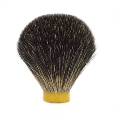 Dscosmetic bulb black badger hair shaing brush knots for men shave