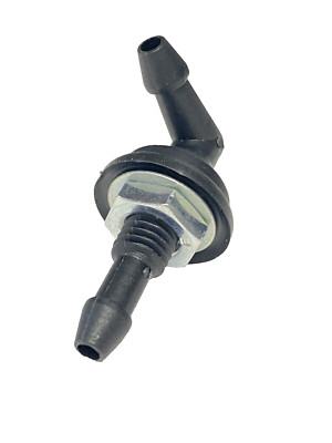 Marine Windshield Washer Wiper 90 DEG Bulkhead Fitting Connector for 1/4'' BulkHd