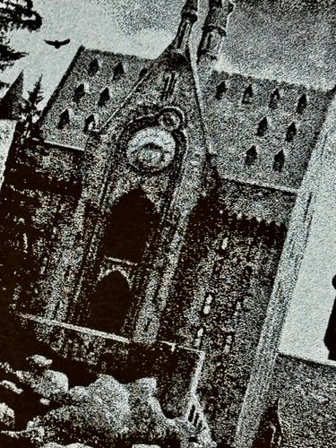 Harry Potter El Prisionero de Azkaban Papel Negro Variante impresión artística Mark Englert - Imagen 5 de 5