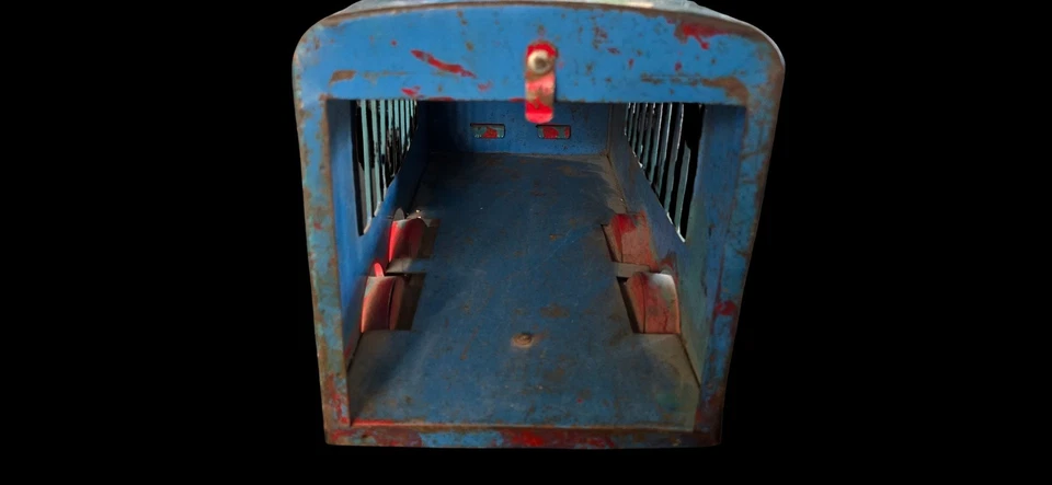 Camión camión furgoneta circo Tri-ang de acero prensado años 50, calcomanías originales de 23,5" Foto 3 de 4