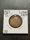 1927 D Lincoln Wheat Cent Penny XF Extra Fine Better Date 1c Coin (Raw18919)