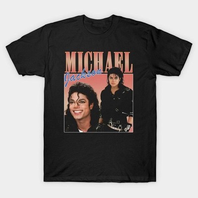 Michael Jackson King of Pop T-Shirt Vintage Music Graphic Unisex Retro Fan Tee