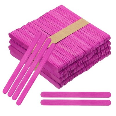 200 Stk Bastelstäbchen, 4,5 Zoll für Crafts, Rose