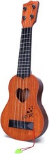 Kids Ukulele Toy Guitar Brown