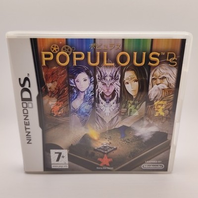 Populous Nintendo DS komplett in Box CIB getestet funktioniert PAL UK
