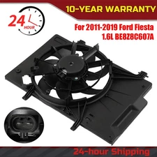 For 2011 2012 2013-2019 Ford Fiesta 1.6L l4 Radiator Black Cooling Fan 621-503