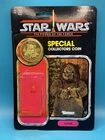 1984 Kenner Vintage Star Wars Lumat The Ewok POTF Original Coin Cardback Bubble