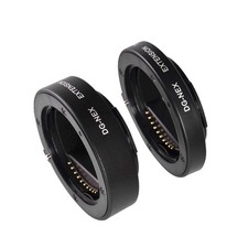 Set anelli macro per fotocamera Sony NEX 10 mm + 16 mm tubi di prolunga metallo sgancio rapido