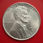 1943-S Lincoln Steel Cent WWII Issue BU Uncirculated Sold As Pictured 1016