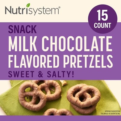 Milk Chocolate Dipped Pretzel Twists, 15 Individual Snack Packs, Crunchy Sweet &
