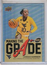 2026 UD World of Sports basketball Jordan Harrison Making The Grade card #MTG-JH