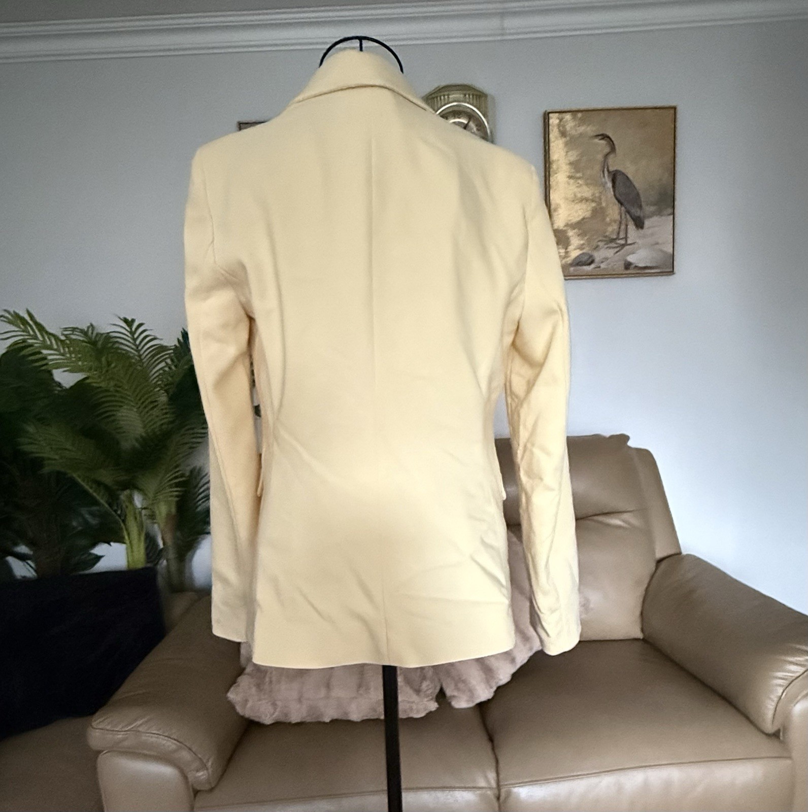 Mango Cream Blazer Size 10 Brand New with Tags Sold Out image 4