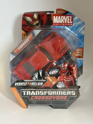 Hasbro Marvel Universe Transformers Crossovers  Carnage  Action Figure