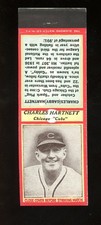 1937 Diamond Matchbooks Cubs U3-2 Baseball #13 Charles Gabby Hartnett EX *d2