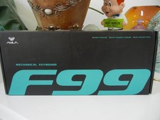 SEALED AULA F99 WIRELESS MECHANICAL KEYBOARD TRI-MODE BT5.0/2.4GHz/USB-C GRY/WT