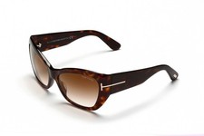 NEW TOM FORD FT0460 52G HAVANA/BROWN GRADIENT AUTHENTIC SUNGLASSES 58-16-130
