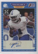 2021 Leaf Pro Set Metal 1989 Blue Rainbow /75 Pooka Williams Jr #PA-PWJ Auto 0l1