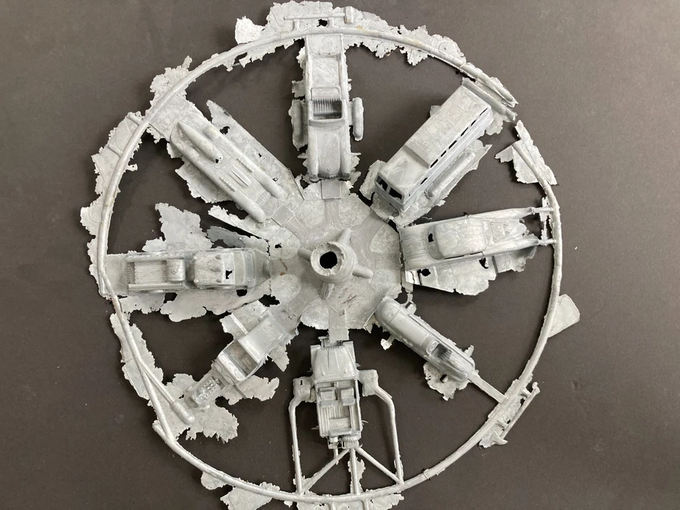 VTG. Midgetoy Diecast Metal Car Toys - Rockford, Il - Factory Sheet W/8 Cars - Image 2 of 4