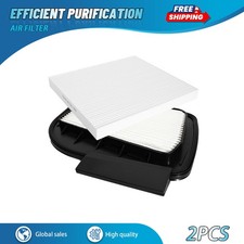 1x filtro de aire de cabina de motor y 1x de carbono para Cadillac SRX STS 2005 2006 2007-2011