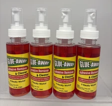 4 Glue-Away Adhesive Remover Spray Cleans Sticker Price Tag Gum Crayon 4 oz (B77