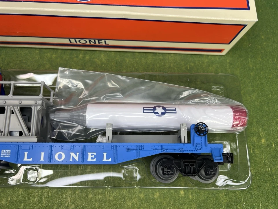 LIONEL 6-81723 MERCURY CAPSULE LAUNCHER CAR NASA , O GAUGE MINT COND. C-10!! - Image 4 of 4