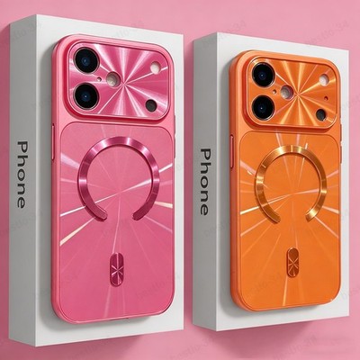 Stoßfeste Magnet Hybrid Schutz HandyHülle für iPhone 17 16 Pro Max 15 14 13 Case