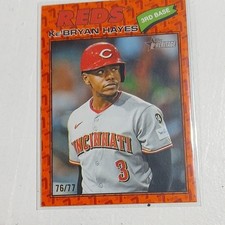 2026 topps heritage color of the year orange 76/77 KeBRYAN HAYES #151