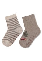 Sterntaler Unisex Kinder Fliesen Socken Baby Abs-SöCkchen Doppelpack Herbst Und