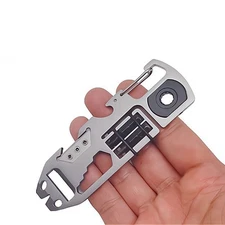 EDC Tactical Multi Tool 420 Stainless Steel 5-in-1 Portable Survival Gear