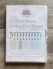 My Craft Studio Elite Sweet Serenity Rainbow Floral Bouquet Collection CD NEW