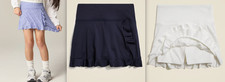 NWT J.Crew Crewcuts 39.50 Girls' ruffle skort in performance jersey, Sz 14