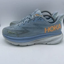 Hoka One CLIFTON 9 Men's Running Sneaker Light Blue (DLL) US Size 9 D