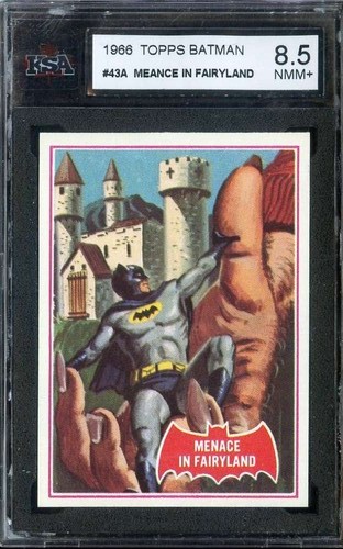 1966 Topps Batman Red Bat #43A Menace in Fairyland — KSA 8.5