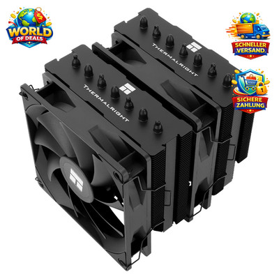 Thermalright Phantom Spirit 120 SE BLACK CPU Kühler, 7 Heatpipes