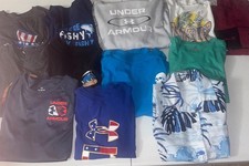 Boys Medium Clothing Lot Under Armour Hoodies Graphic Tees Casual Bundle 12 Piec