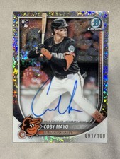 2025 Bowman COBY MAYO Mini Diamond Auto /100 Rookie RC RARE SP Beautiful