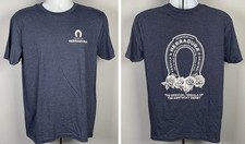 Camiseta Herradura Tequila Oficial Tequila of Kentucky Derby Para Hombre Rosas Medianas