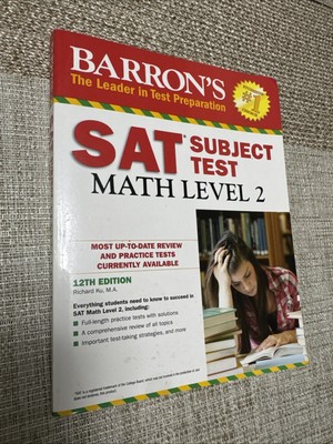 Barron's SAT Subject Test Math Level 2