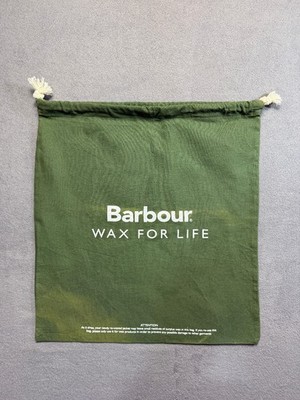 Barbour Green Drawstring Bag