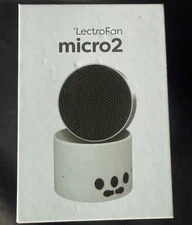 LectroFan Micro2  Adaptive Sound Bluetooth Speaker. White.
