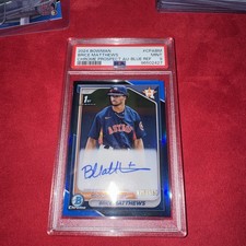 2024 Bowman Brice Matthews Blue /150 Auto