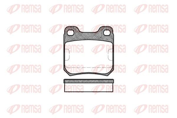 Remsa Bremsbelagsatz, Scheibenbremse 0239.00 FüR Opel Saab-image